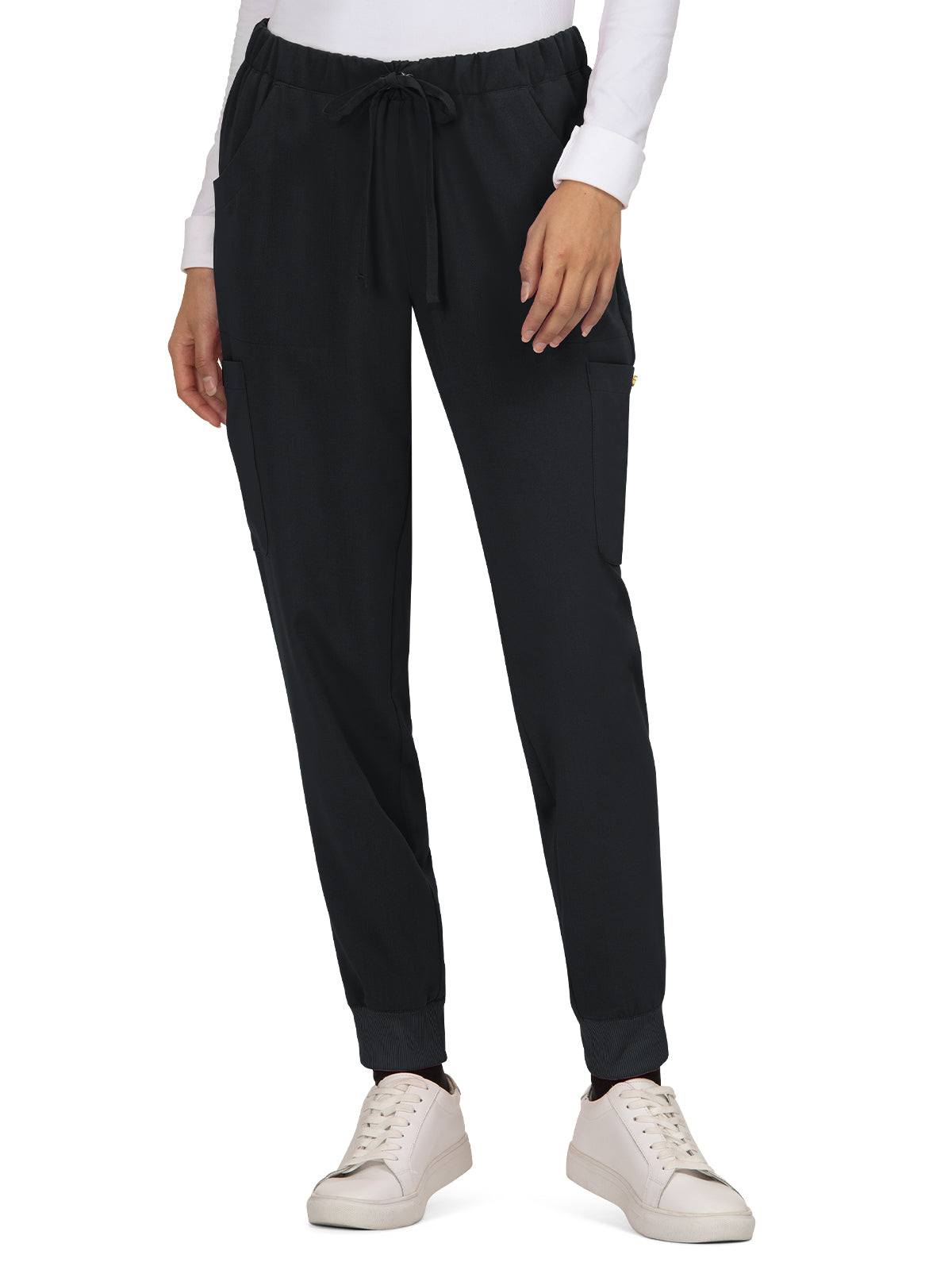 Women's 6-Pocket Jogger Aster Scrub Pant - B703 - Black