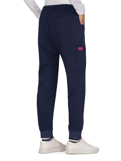 Women's 6-Pocket Jogger Aster Scrub Pant - B703 - Navy