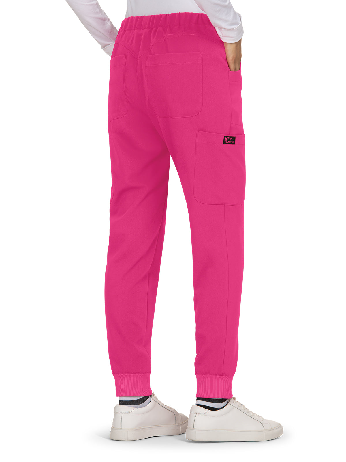 Women's 6-Pocket Jogger Aster Scrub Pant - B703 - Flamingo