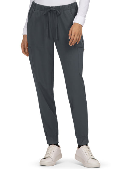 Women's 6-Pocket Jogger Aster Scrub Pant - B703 - Charcoal