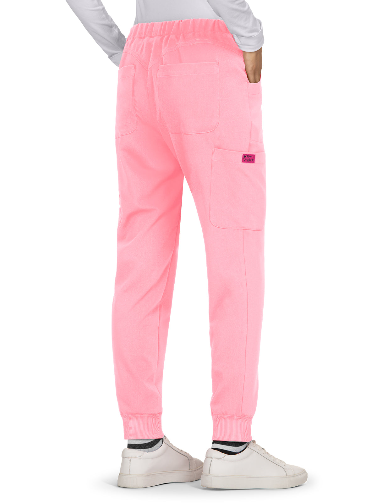 Women's 6-Pocket Jogger Aster Scrub Pant - B703 - Sweet Pink