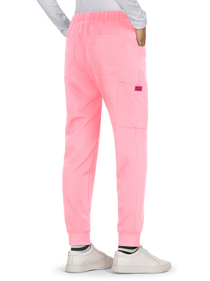 Women's 6-Pocket Jogger Aster Scrub Pant - B703 - Sweet Pink