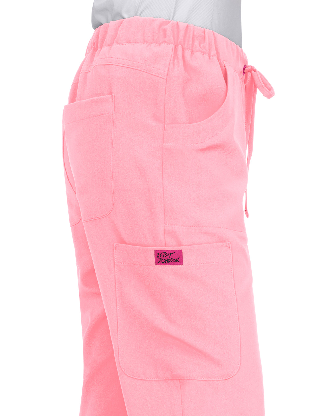 Women's 6-Pocket Jogger Aster Scrub Pant - B703 - Sweet Pink