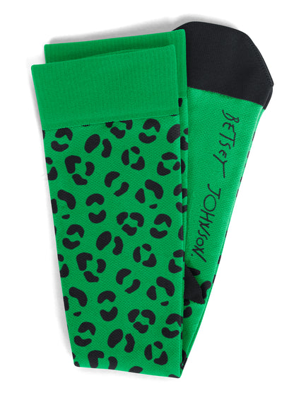 Women's Compression Socks & Hosiery - BA179 - Leopard Flora