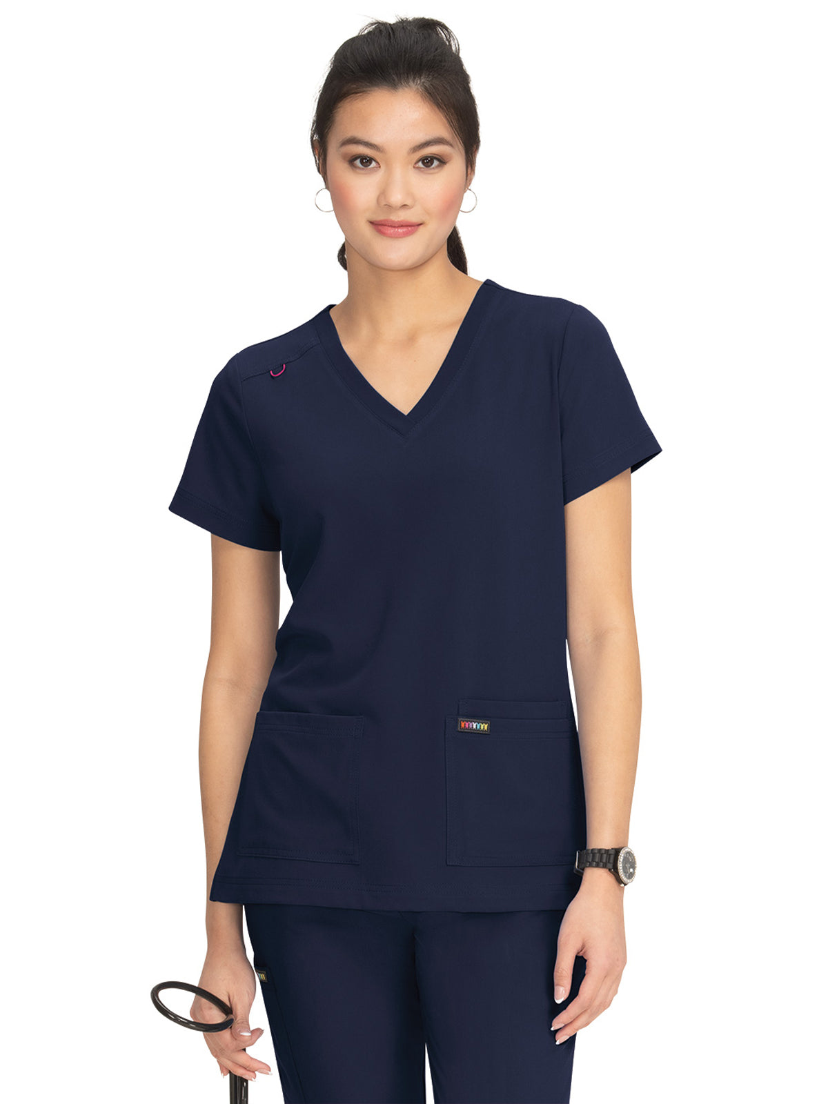 Women's 3-Pocket Top - F103 - Navy