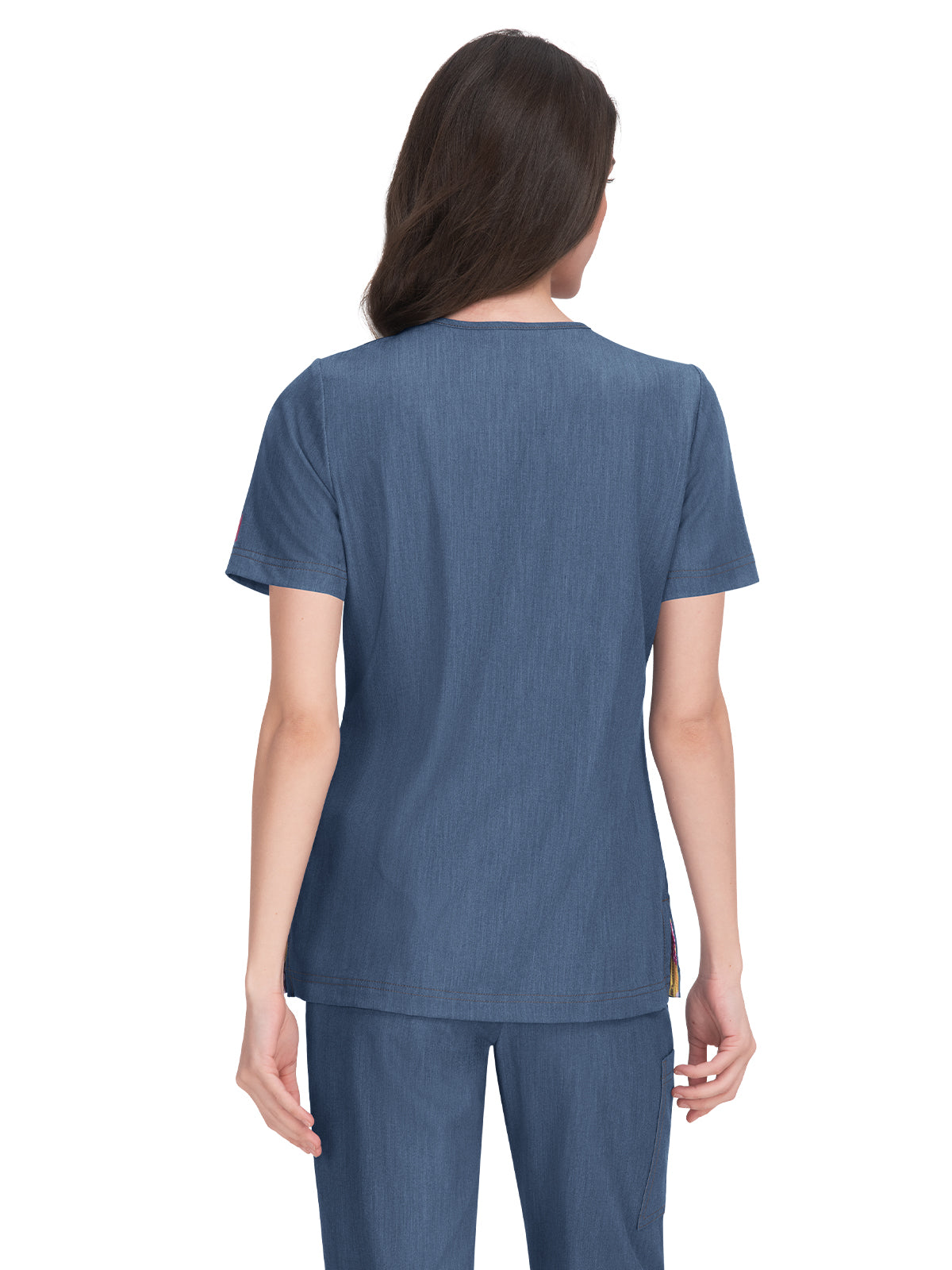 Women's 3-Pocket Top - F103 - Denim