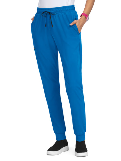 Women's 5-Pocket Double-Sided Drawcord Jogger Shanelle Scrub Pant - F700 - Royal Blue