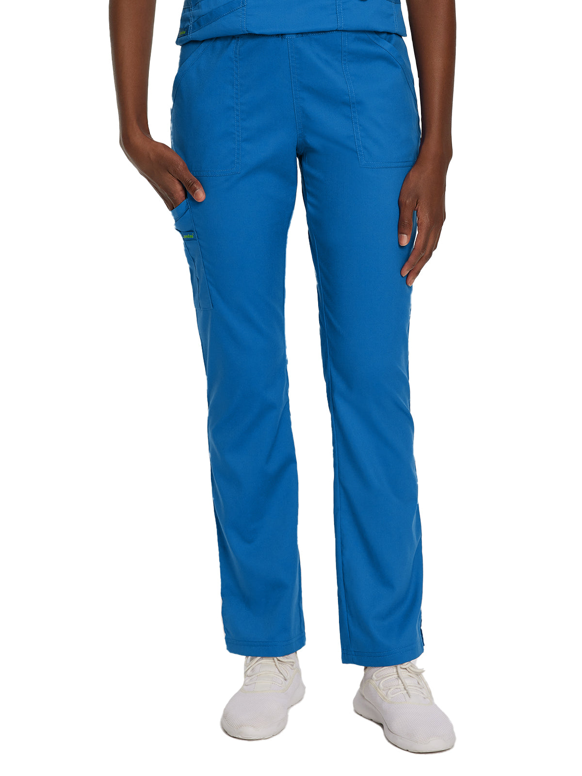 Women's 5-Pocket Straight Leg Cargo Scrub Pant - 2042 - Royal