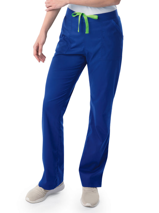 Women's 5-Pocket Straight Leg Cargo Scrub Pant - 2042 - Galaxy