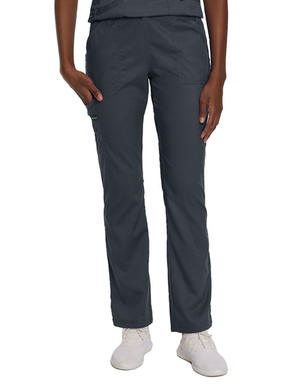 Women's 5-Pocket Straight Leg Cargo Scrub Pant - 2042 - Graphite