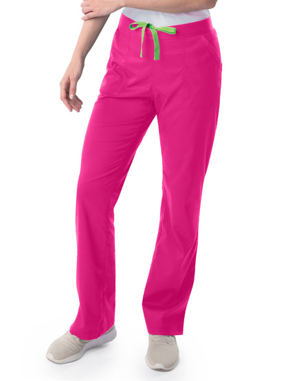 Women's 5-Pocket Straight Leg Cargo Scrub Pant - 2042 - Primrose