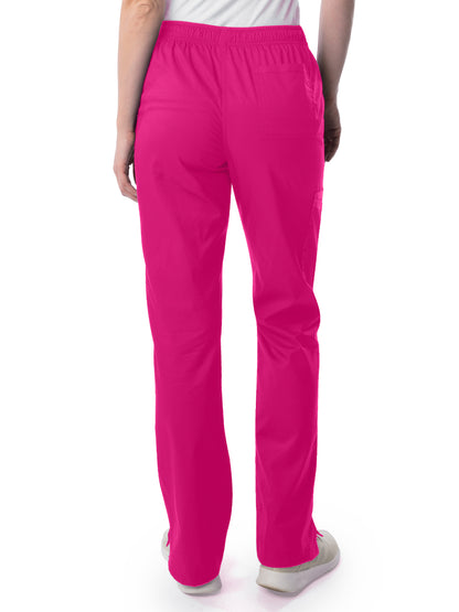 Women's 5-Pocket Straight Leg Cargo Scrub Pant - 2042 - Primrose