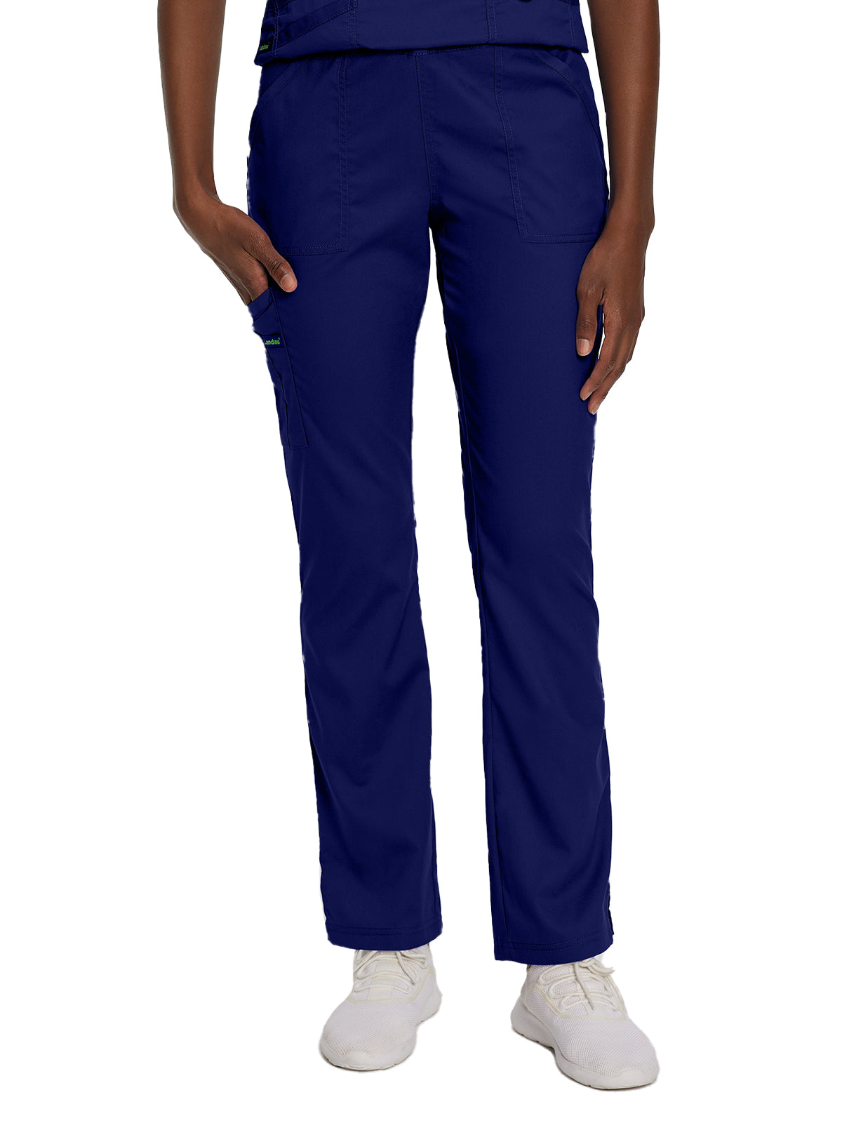 Women's 5-Pocket Straight Leg Cargo Scrub Pant - 2042 - True Navy