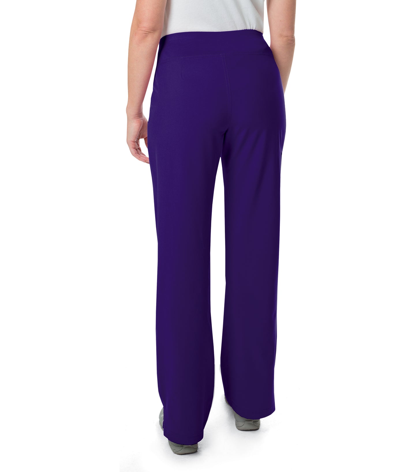 Women's 4-Pocket Straight Leg Yoga Scrub Pant - 2043 - Grape