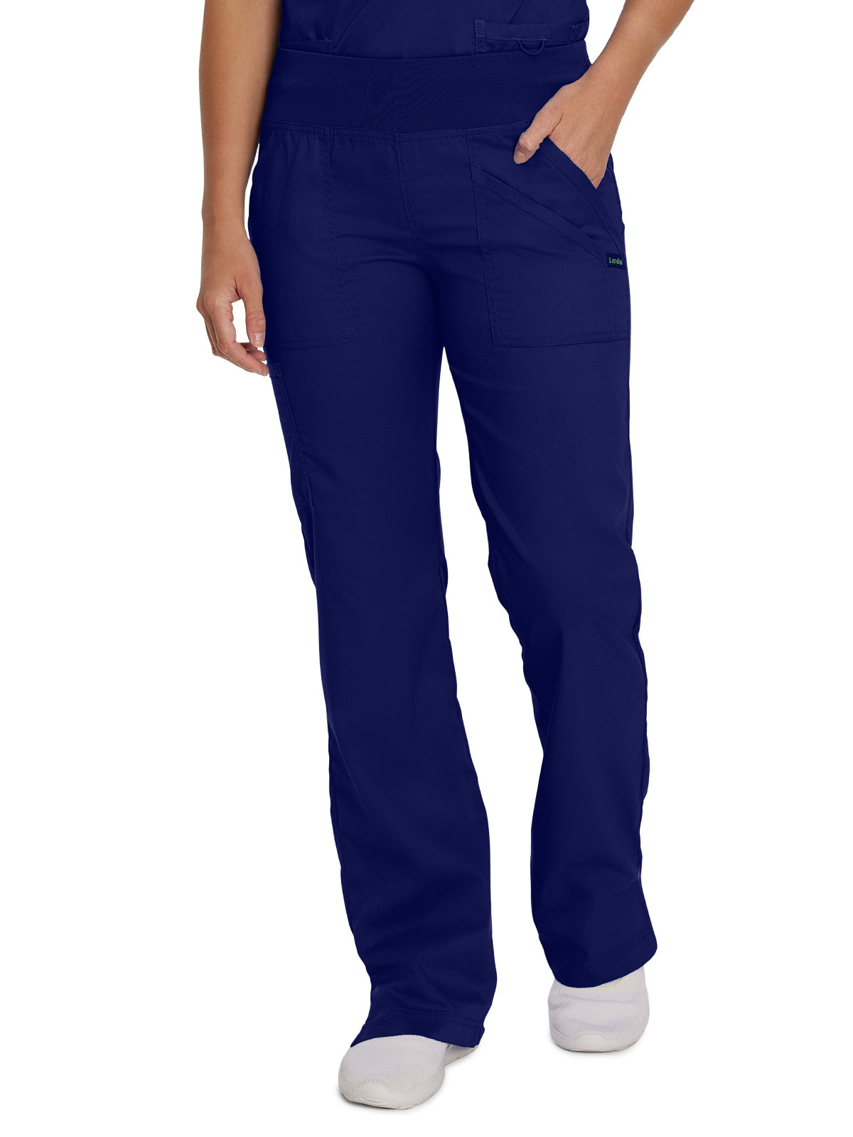 Women's 4-Pocket Straight Leg Yoga Scrub Pant - 2043 - True Navy