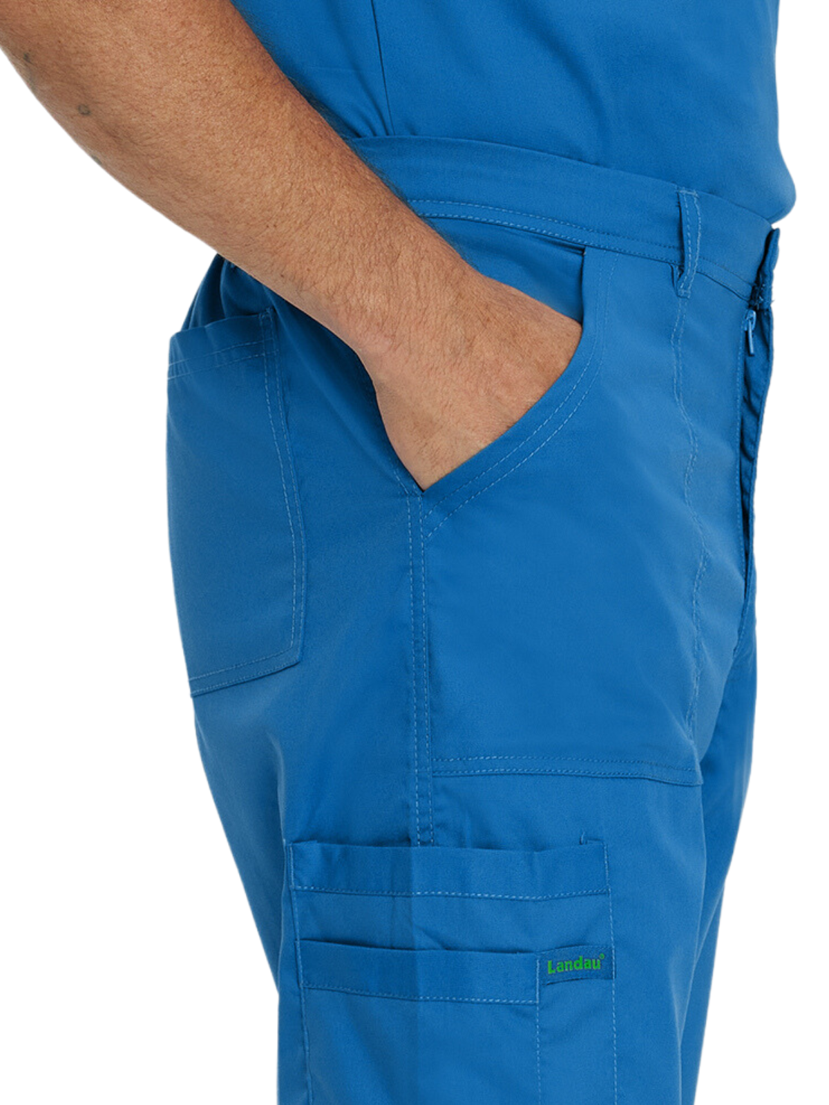 Men's 6-Pocket Straight-Leg Cargo Scrub Pant - 2103 - Royal