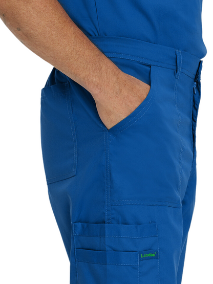 Men's 6-Pocket Straight-Leg Cargo Scrub Pant - 2103 - Galaxy