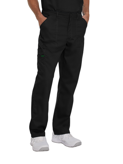 Men's Drawstring Cargo Pant - 2103 - Black