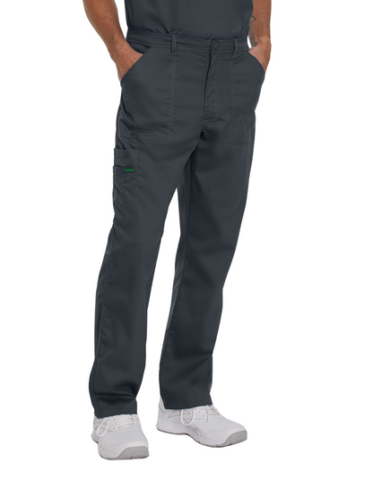 Men's 6-Pocket Straight-Leg Cargo Scrub Pant - 2103 - Graphite