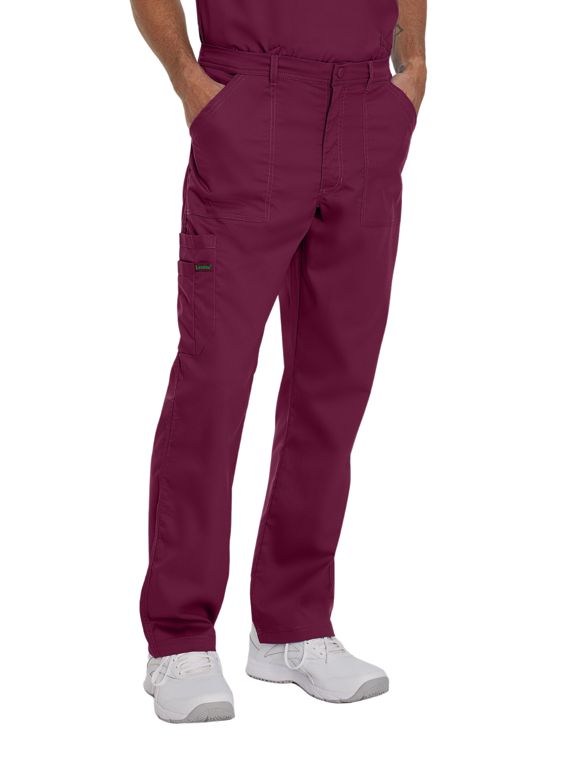 Men's Drawstring Cargo Pant - 2103 - Wine