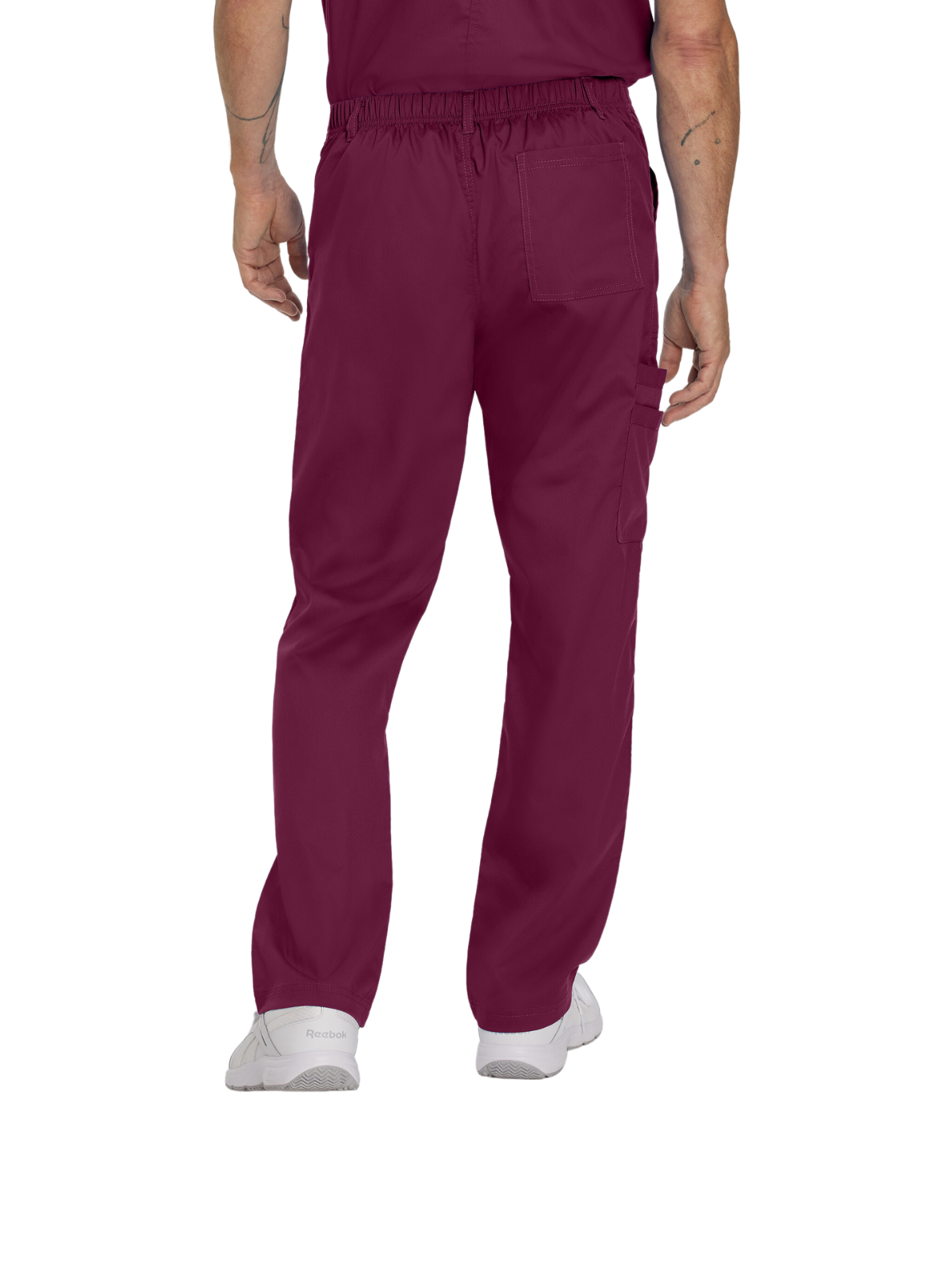 Men's Drawstring Cargo Pant - 2103 - Wine