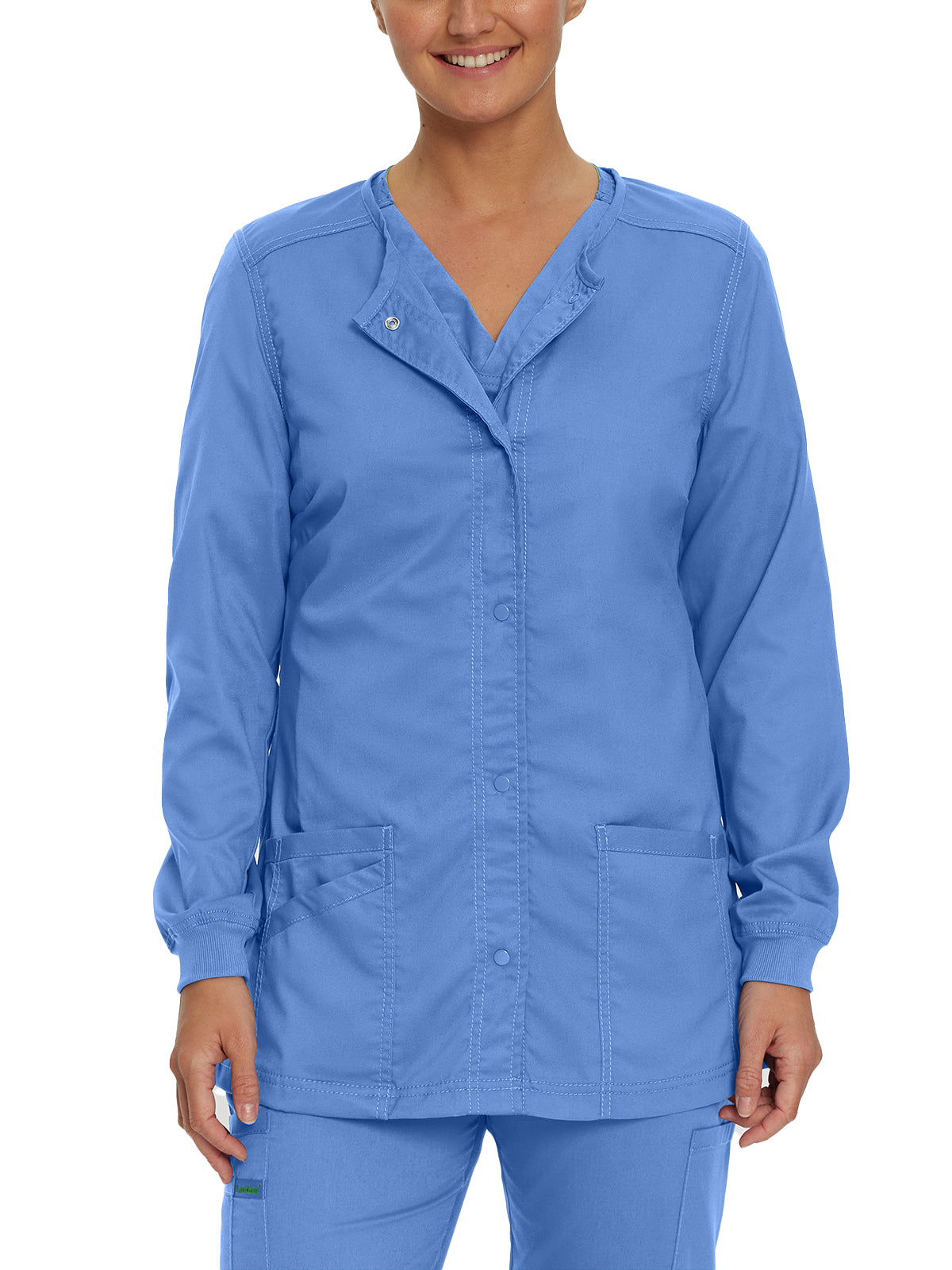 Women's Snap Front Scrub Jacket - 3038 - Ceil