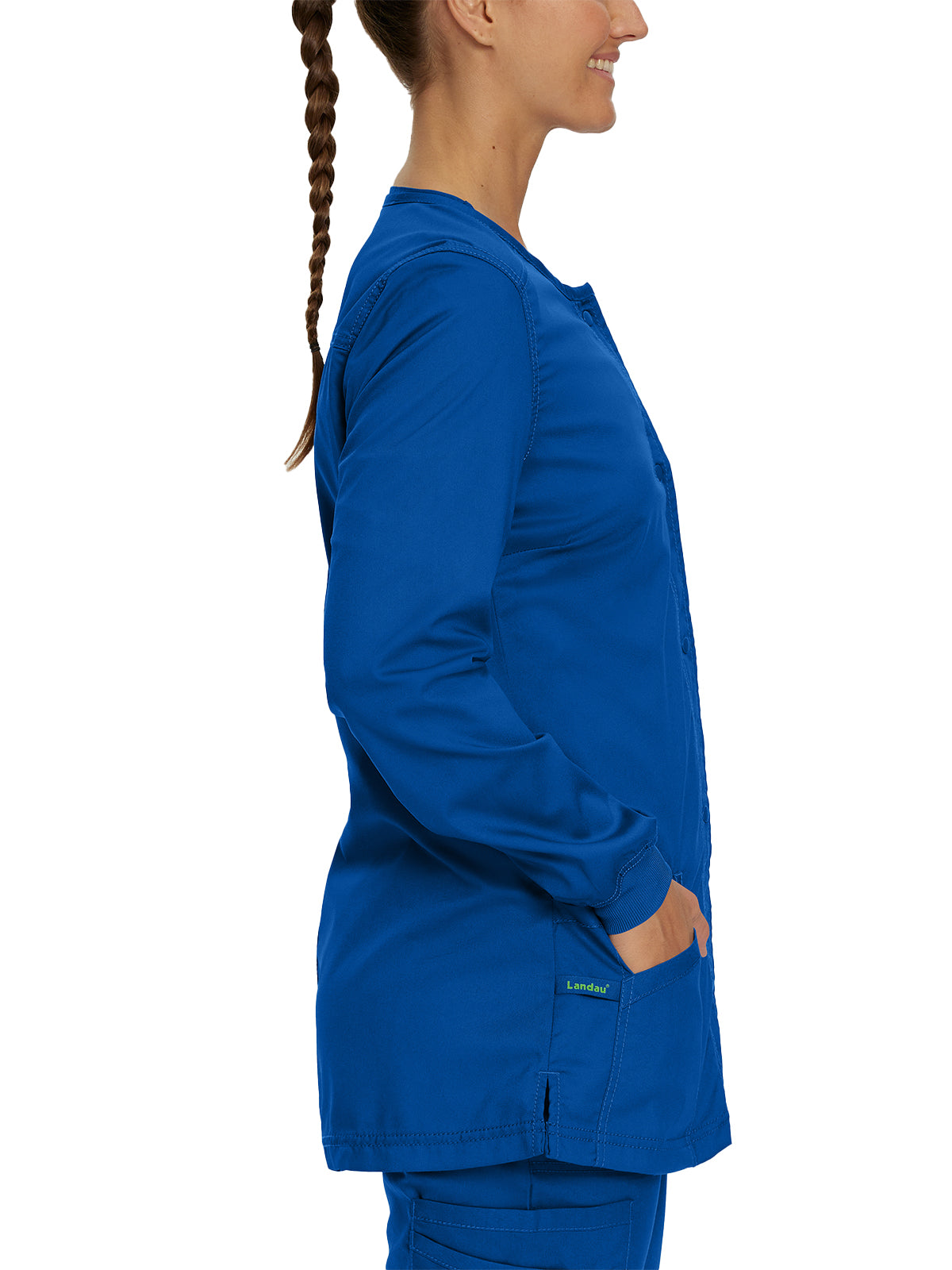 Women's Snap Front Scrub Jacket - 3038 - Galaxy