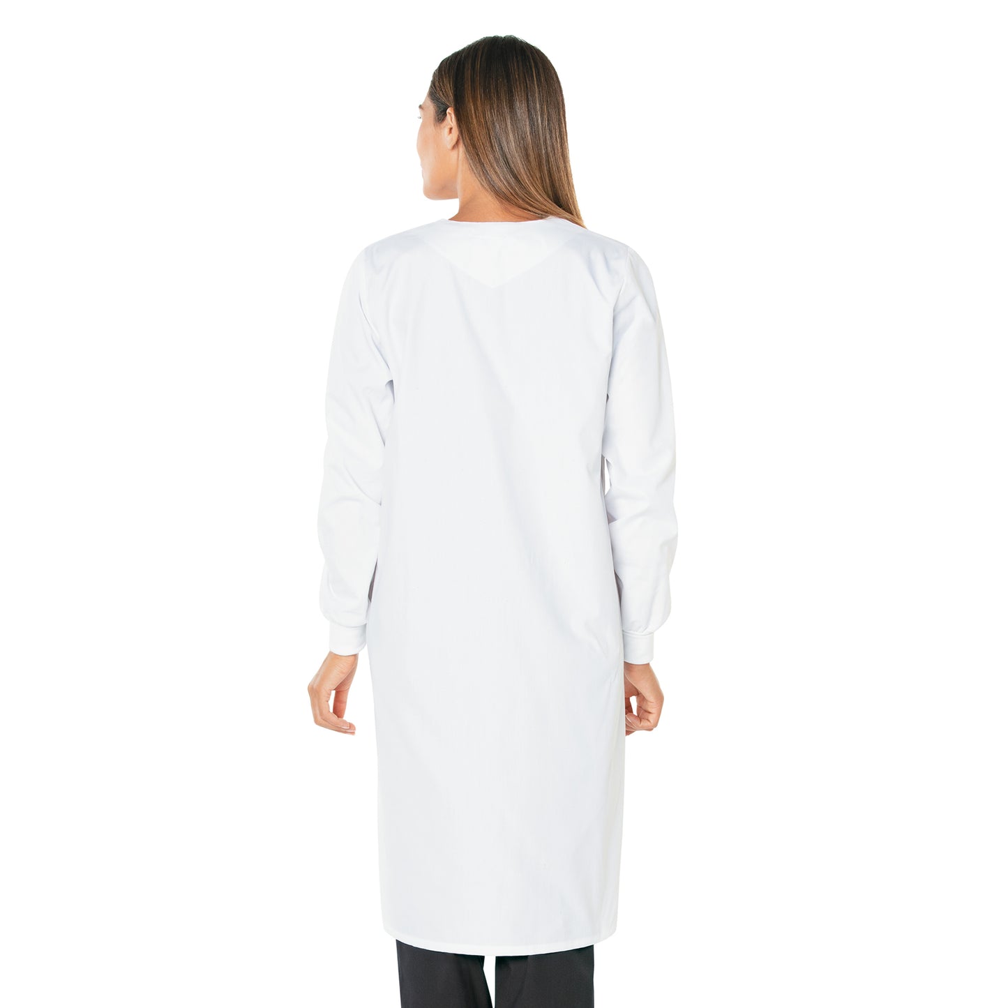 Unisex Two-Pocket 41.5" Full-Length Lab Coat - 3178 - White