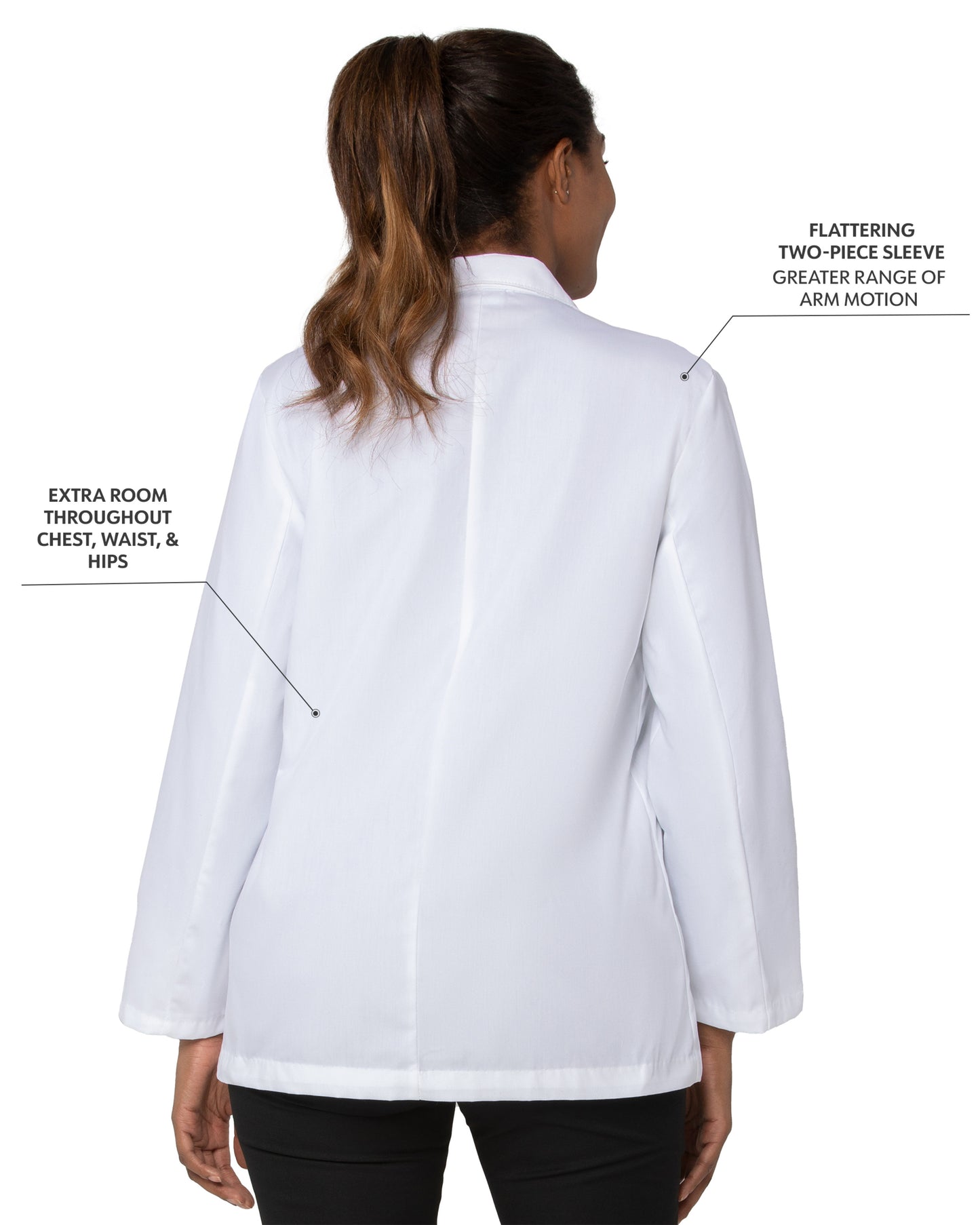 Women's Five-Pocket 28.5" Consultation Lab Coat - 3230 - White