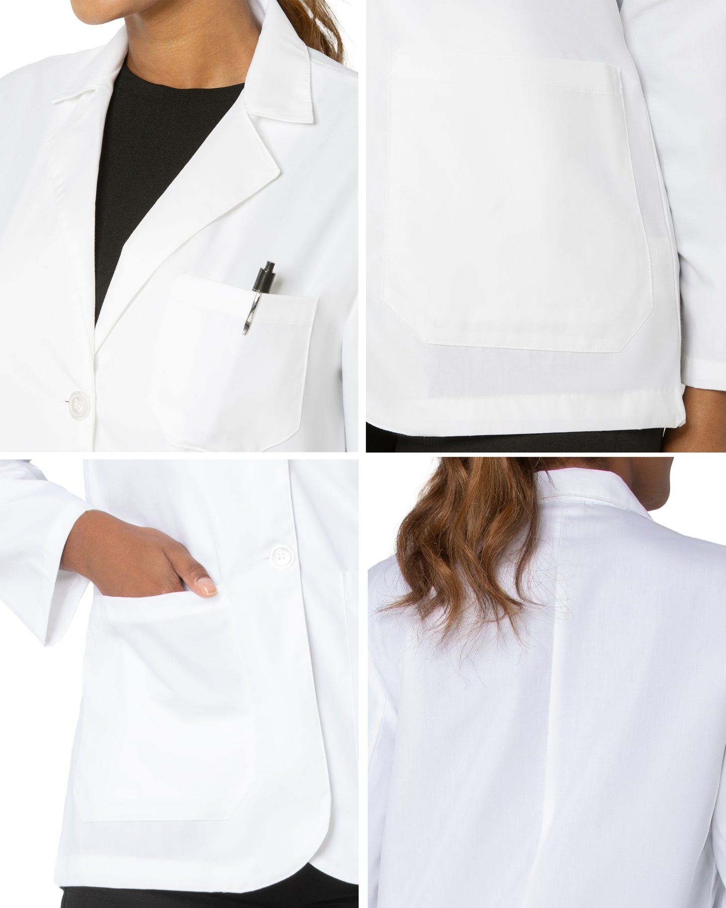 Women's Five-Pocket 28.5" Consultation Lab Coat - 3230 - White