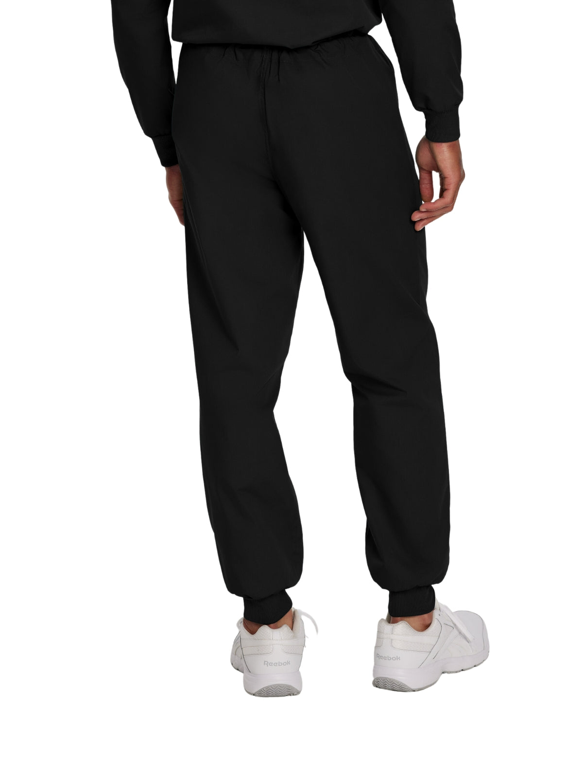 Unisex Mid-Rise Waist Jogger Scrub Pant - LB404 - Black