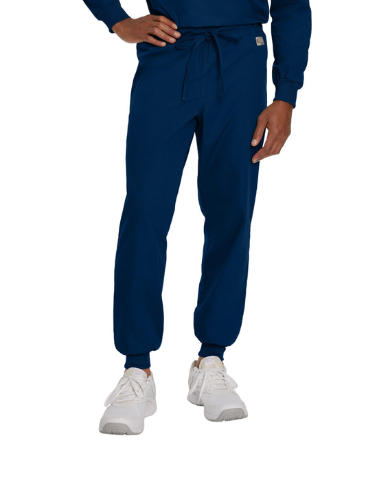 Unisex Mid-Rise Waist Jogger Scrub Pant - LB404 - Navy