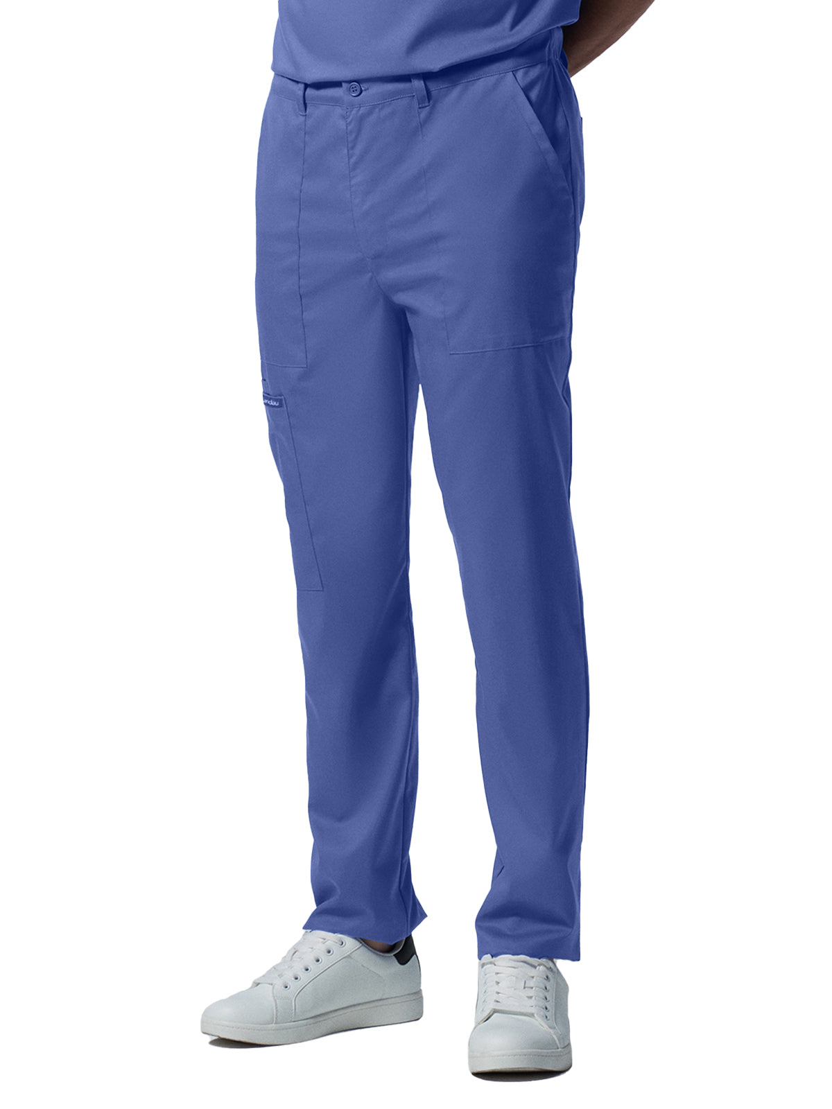 Men's 6-Pocket Zipper Fly Straight Leg Scrub Pant - LB408 - Ceil