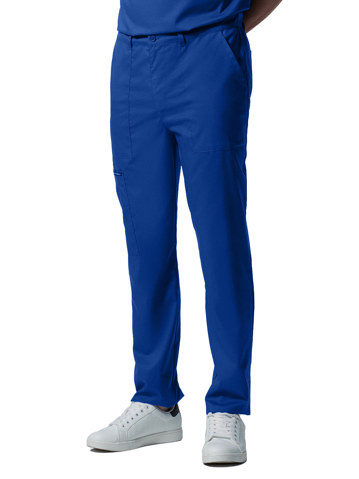 Men's 6-Pocket Zipper Fly Straight Leg Scrub Pant - LB408 - Galaxy