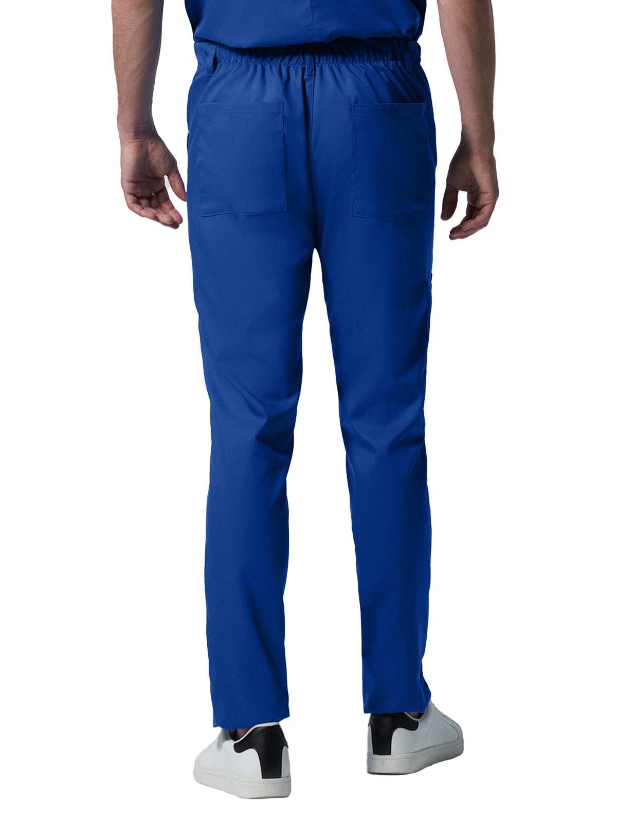 Men's 6-Pocket Zipper Fly Straight Leg Scrub Pant - LB408 - Galaxy