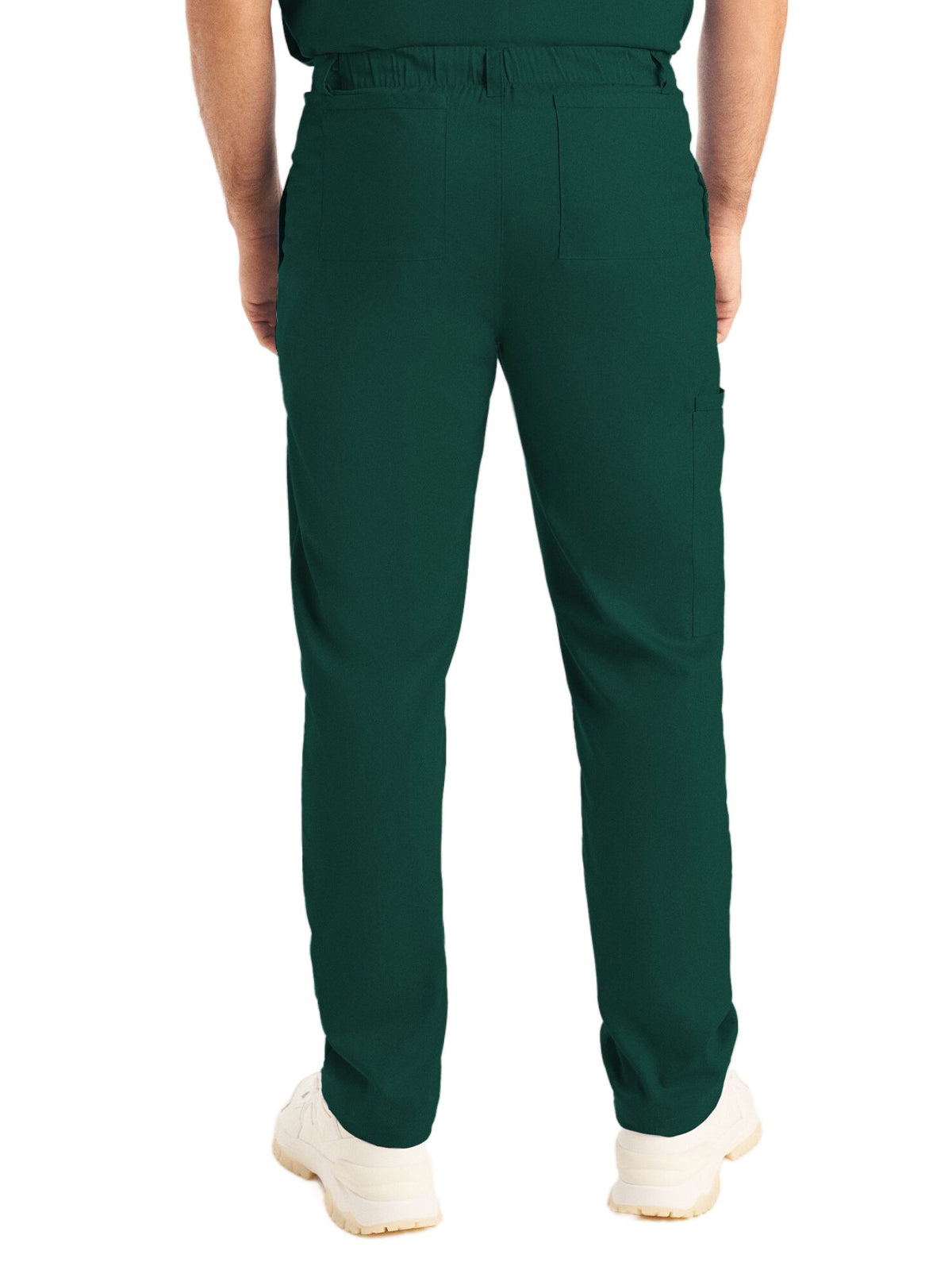 Men's 6-Pocket Zipper Fly Straight Leg Scrub Pant - LB408 - Hunter