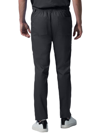 Men's 6-Pocket Zipper Fly Straight Leg Scrub Pant - LB408 - Graphite