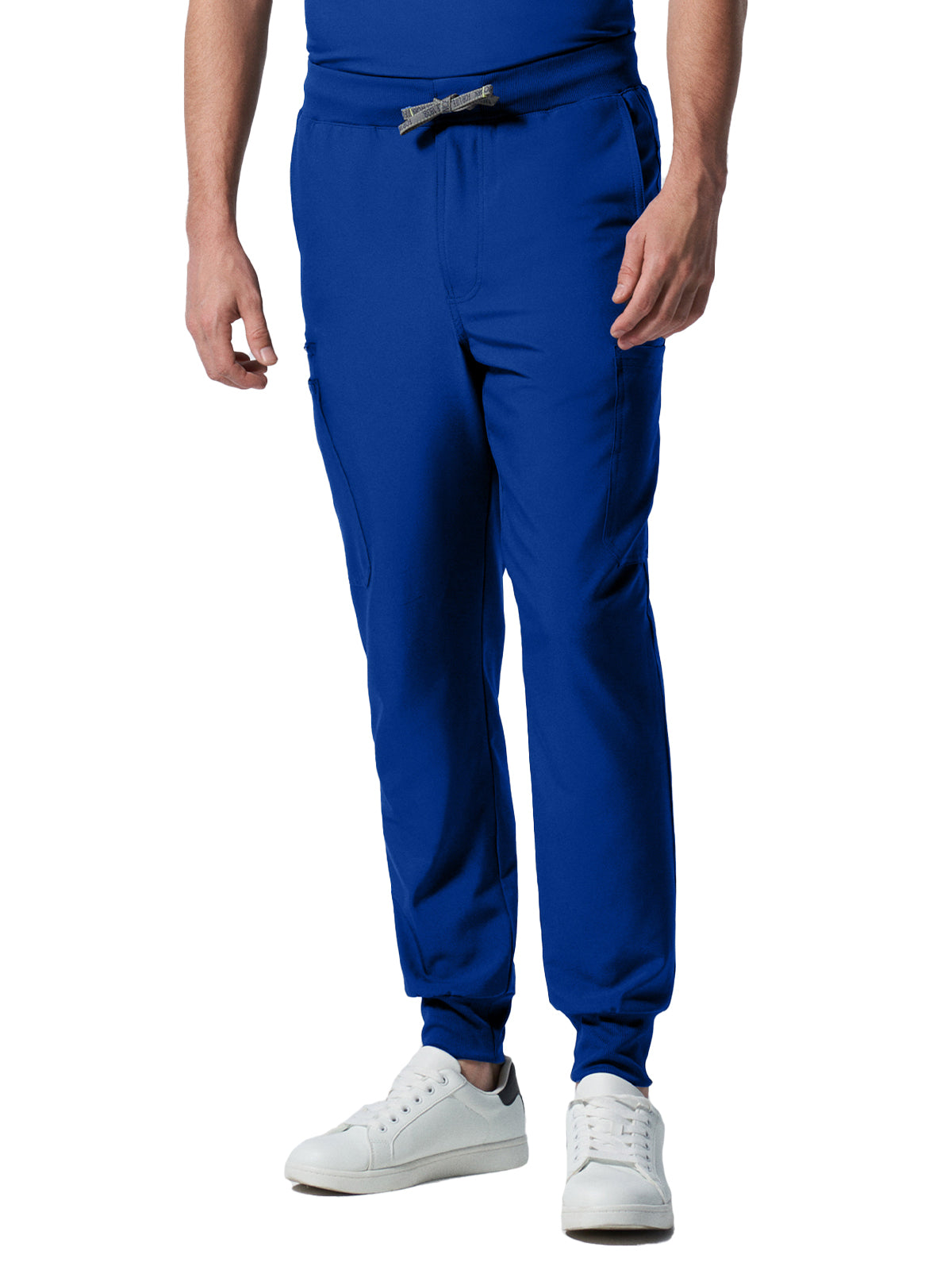 Men's 7-Pocket Mid-Rise Triple-Elastic Waist Jogger Scrub Pant - LB409 - Galaxy