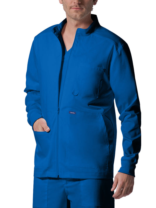 Men's Warm-Up Scrub Jacket - LJ702 - Royal