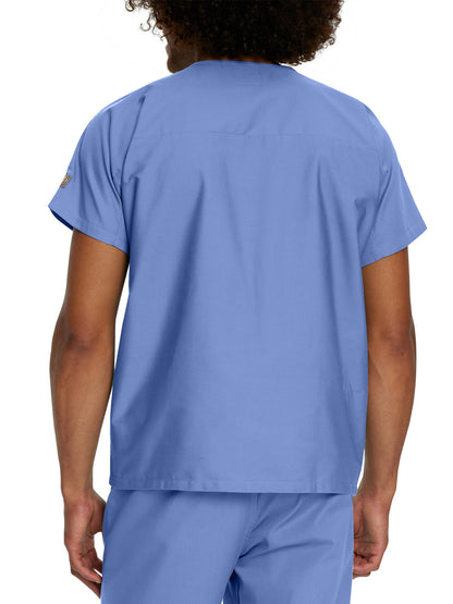 Unisex No-Pocket Tuckable V-Neck Scrub Top - LT102 - Ceil