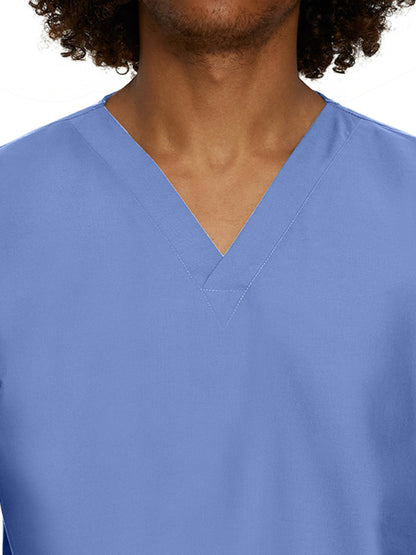 Unisex No-Pocket Tuckable V-Neck Scrub Top - LT102 - Ceil