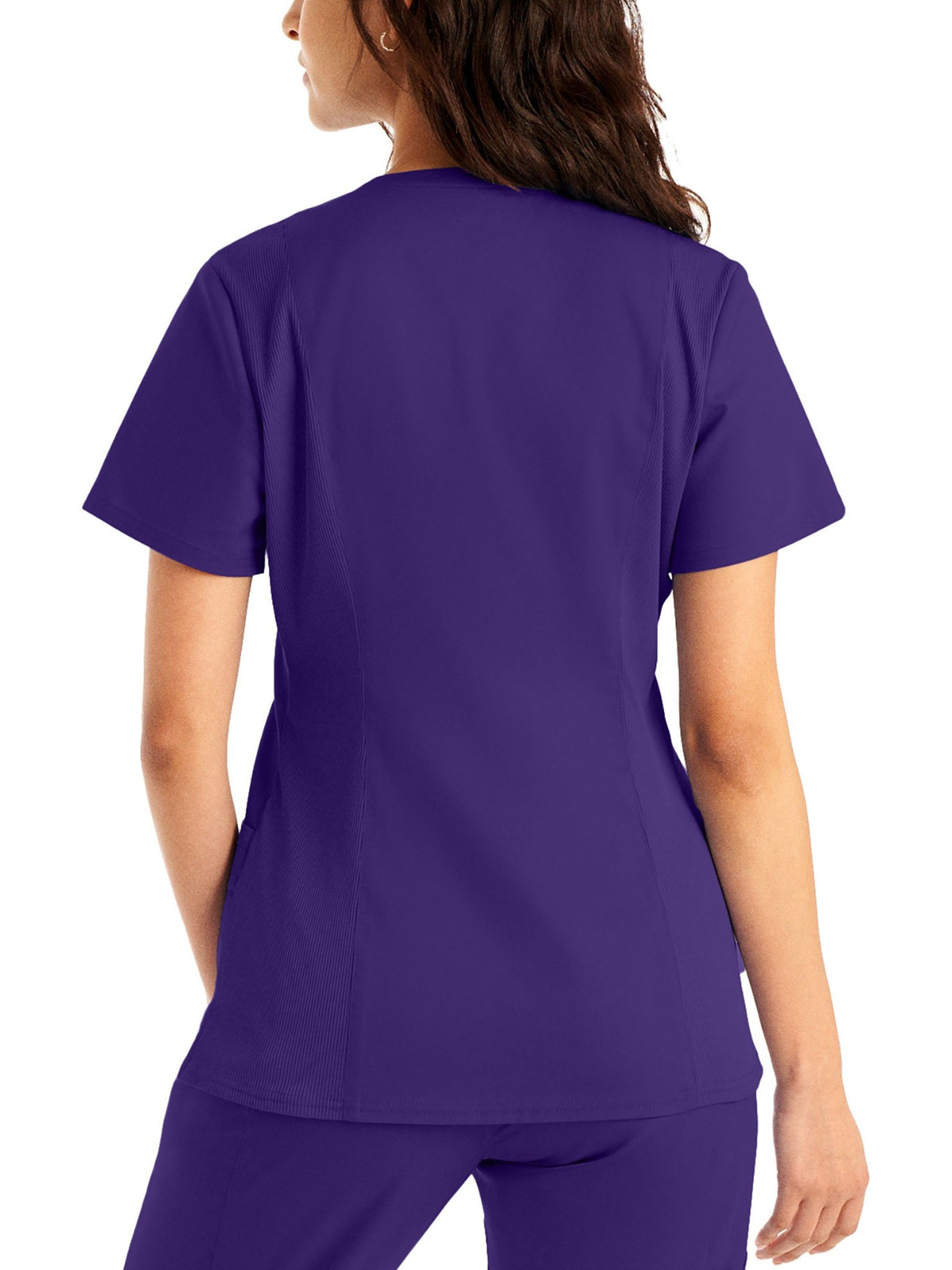 Women's V-Neck Top - LT105 - Grape