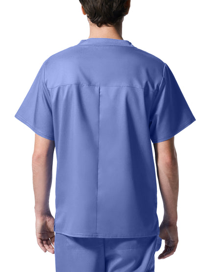 Men's 2-Pocket Tuckable V-Neck Scrub Top - LT108 - Ceil