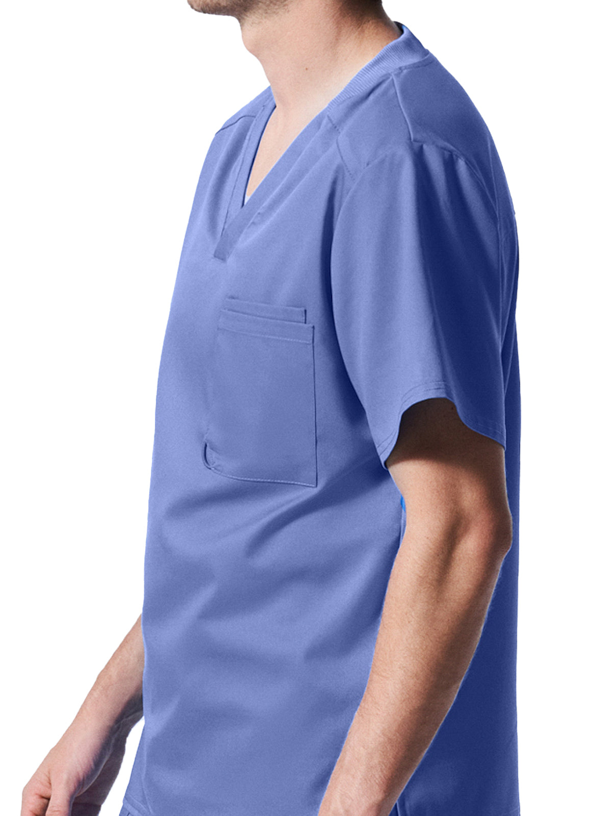 Men's 2-Pocket Tuckable V-Neck Scrub Top - LT108 - Ceil