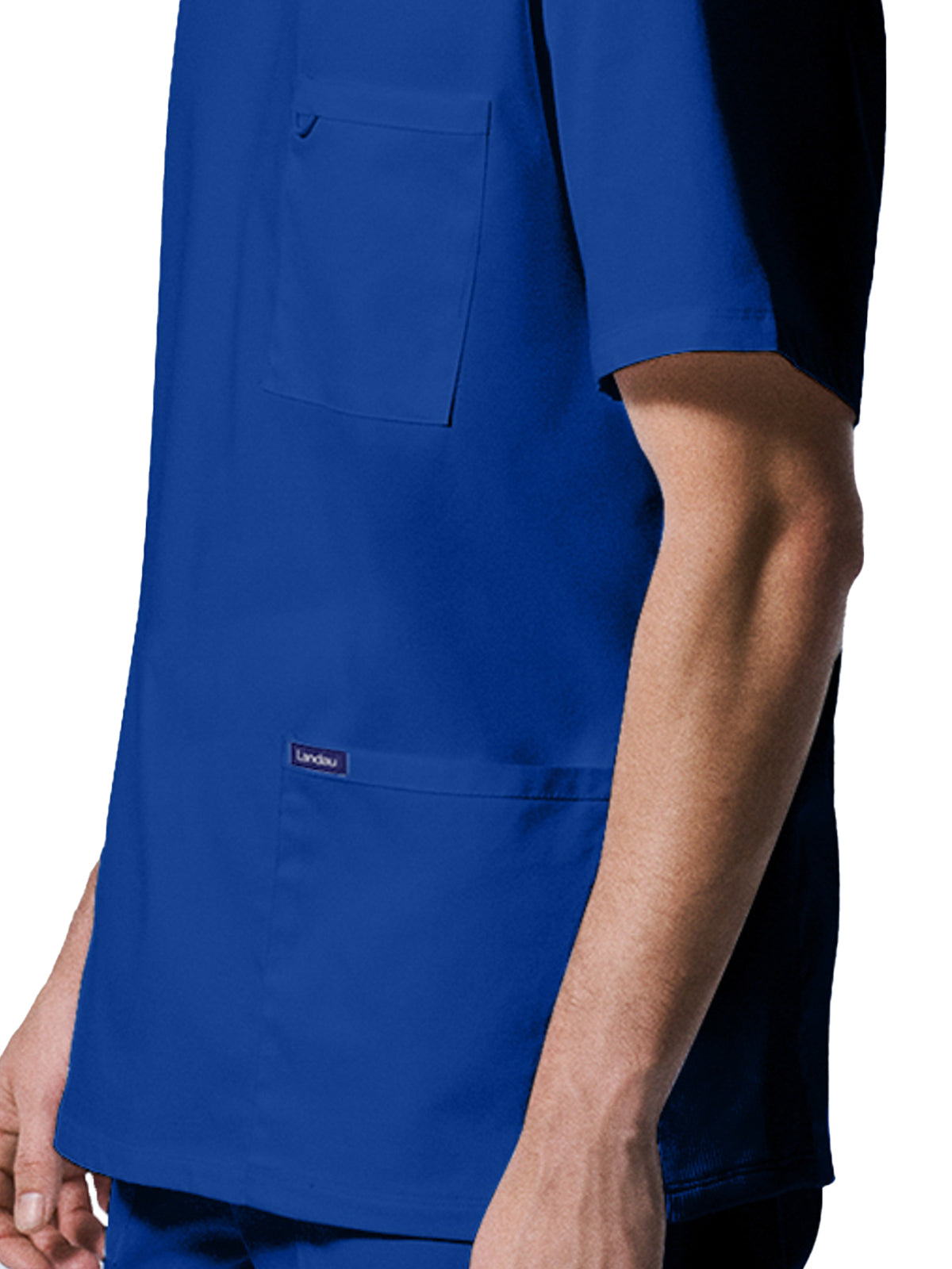 Men's 4-Pocket Back Yoke V-Neck Top - LT109 - Galaxy