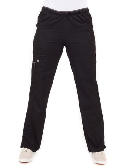 Women's Fashion Cargo Pant - 1320 - Black