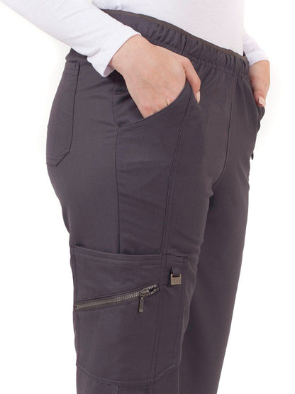 Women's Fashion Cargo Pant - 1320 - Pewter