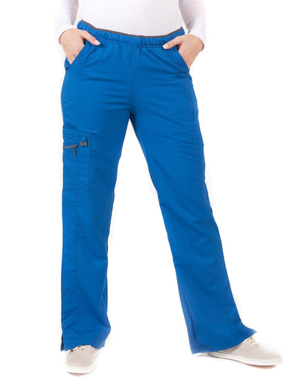 Women's Fashion Cargo Pant - 1320 - Royal Blue