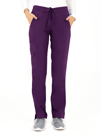 Women's Low Rise Utility Pant - 1425 - Eggplant