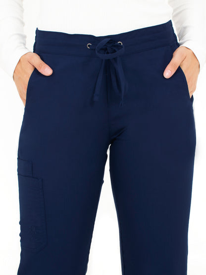 Women's Low-Rise Cargo Pant - 1425 - Navy Blue